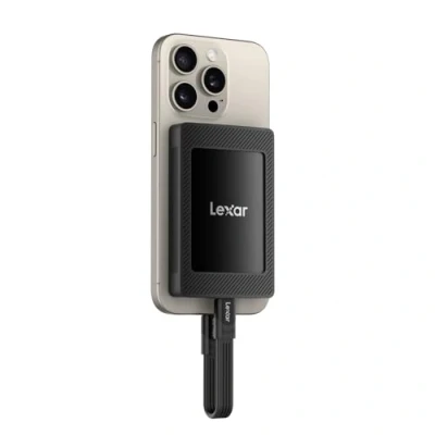 Imagen de Lexar SL500M 1TB SSD Externo con Juego Magnético, Portátil USB3.2 Gen2x2, Lectura de hasta 2000 MB/s, Unidad Estado Sólido Externa Delgada Compatible iPhone15 Series/Mac/PS5/XBOX/Laptop/PC