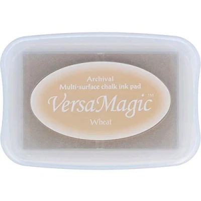Imagen de Tsukineko Tinta VERSAMAGIC Color Trigo Efecto Tiza 95x65mm. Almohadilla