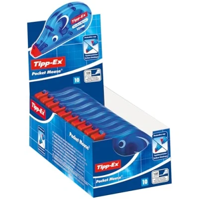 Imagen de Pack de 10 Tipp Ex Corrector cinta blanco Tippex
