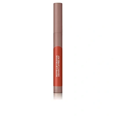 Imagen de L&#039;Oreal Paris Make up Designer Pintalabios Matte Crayón 110 Caramel Rebel permanente, rojo 22 ml