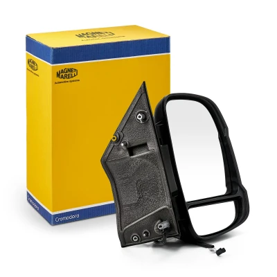 Imagen de Espejo retrovisor Magneti Marelli 350315027870 derecha negro rugoso eléctrico brazo corto de espejo, calefactable, convexo para vehíc. con volante a l