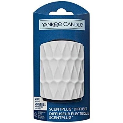 Imagen de Yankee Candle Difusor ScentPlug, Patrón orgánico Blanco, 1 Cuenta