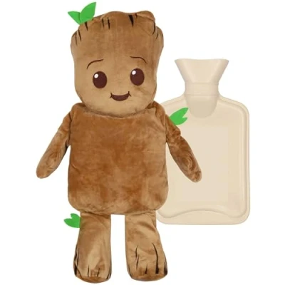 Imagen de sarcia.eu Marvel Groot Thermofor Bolsa de Agua Caliente con Tapa Blanda, Caucho Natural 1l