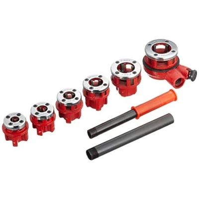 Imagen de Mannesmann M 530 9 Juego de terrajas carraca para tuberías piezas 1/4&quot; 11/4&quot;