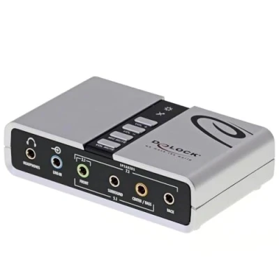 Imagen de Tarjeta De Sonido Delock Usb Sound Box 7.1