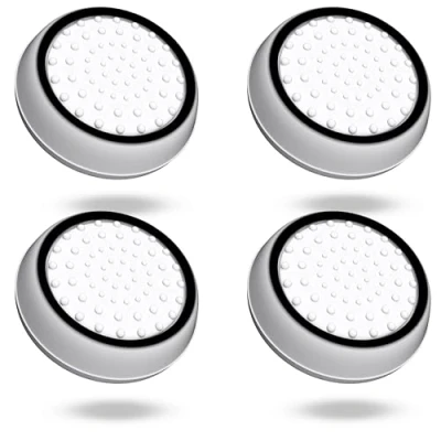 Imagen de MatoSan® Cubiertas de Agarre para el Mando Xbox One Serie X S Controller Thumpstick PS5 PS4 Sticks Joystick Accesorios Protección Playstation 5 (4 Piezas Blanco)