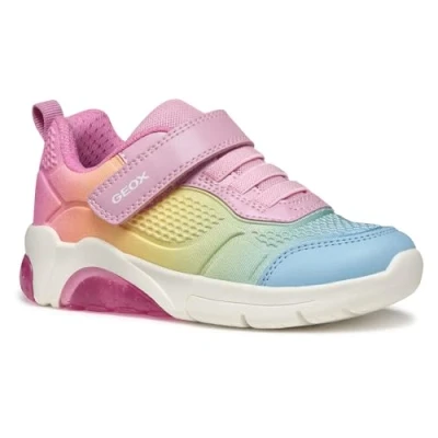 Imagen de Geox J FADINLIGHT Girl C, Zapatillas, Pink/Multicolor, 34 EU