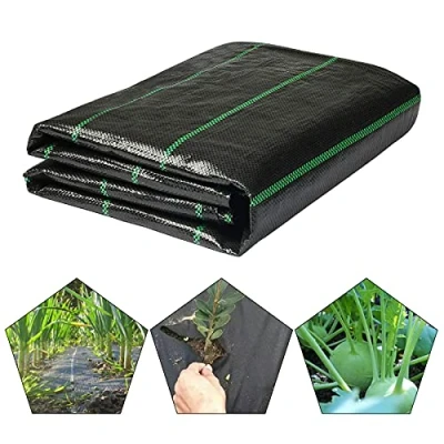 Imagen de membrana de control malezas, 1 m x 10 m, tela barrera cubierta tierra, para jardines, césped, paisajismo, supresora malas hierbas
