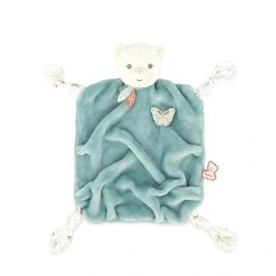 Imagen de KALOO Plume Doudou Oso Verde 26 cm Dudú Bebé Supersuave Desarrolla el Tacto Fácil de Agarrar Caja Regalo Personalizable Desde Nacimiento, K214004