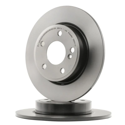 Imagen de BREMBO COATED DISC LINE 08.B347.41 Disco de freno 276 9 5 macizo revestido altamente carbonizado con tornillos MERCEDES BENZ: Clase B, CLA Coupé