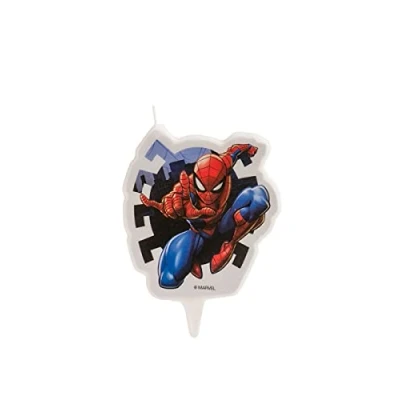 Imagen de Spiderman 346187 Vela Figurine 2D, Cera, Multicolor, 5 x 2 8 cm