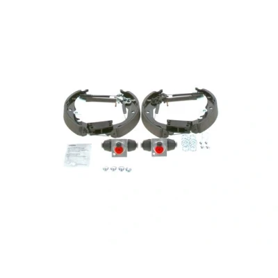 Imagen de BOSCH 0 204 114 651 Kit frenos, disco de tambor con accesorios, cilindro freno rueda OPEL: Corsa C Hatchback