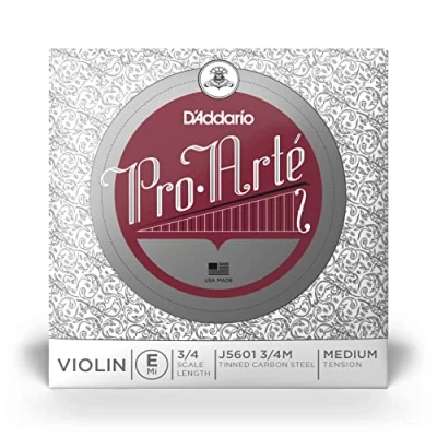 Imagen de D&#039;Addario Pro Arte 3/4 Scale Medium Tension Single E String for Violin