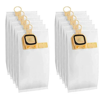 Imagen de Isincer 10 Bolsas compatibles para aspiradora Vorwerk Folletto VK140 VK150 Amarillo