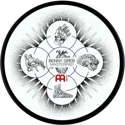 Imagen de Meinl Cymbals MPP 6 BG Benny Greb Masterpad Pad de práctica, 15.24 cm