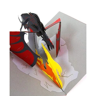 Imagen de Tarjeta 3D Pop up Drogon 18cm
