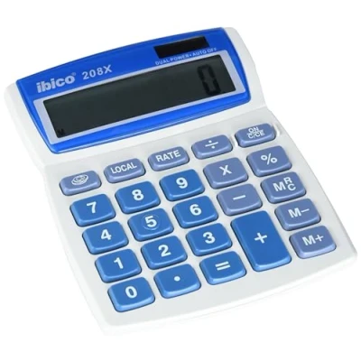 Imagen de Ibico Rexel 208X Calculadora de sobremesa con pantalla LCD 8 dígitos