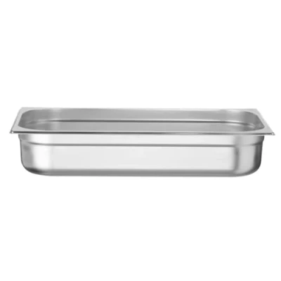 Imagen de HENDI Recipiente GN 1/1,contenedor GN,bordes redondeados,resistente a Temperaturas de 40 300C,apto para hornos,congeladores,calientaplatos,baño María,14L,530x325x(H) 100mm,acero inoxidable