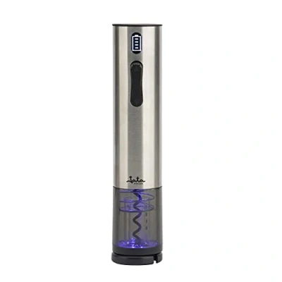 Imagen de Jata HVIN2201 Abridor de Vino Eléctrico, Sacacorchos acero inoxidable, Apto para cualquier tapón, Autonomía 70 botellas, Carga USB (incluido) Incluye cortador cápsulas