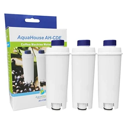 Imagen de 3x AH CDE filtro compatible para de agua Delonghi DLSC002, SER3017, 5513292811, se adapta a Bean to Cup y Espresso Coffee Machines