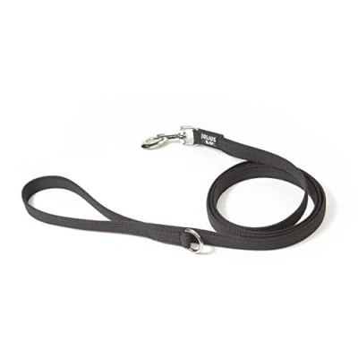Imagen de Correa IDC Color &amp; Gray con asa y anillo en D, 20 mm x 1,8 m, Negro Gris