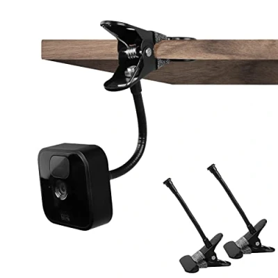 Imagen de TIUIHU Soporte flexible con clip para Blink XT/XT2, Mini, intermitente exteriores 4 y parpadeo, exteriores/interiores (2 unidades)
