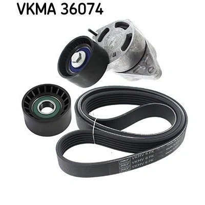 Imagen de SKF VKMA 36074 Juego de correas trapeciales poli V RENAULT: MASTER 2 Pritsche/Fahrgestell, TRAFIC Kasten, Bus, OPEL: Vivaro A Combi