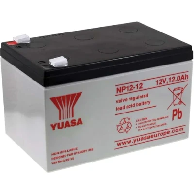 Imagen de Batería Yuasa NP12 12 12Ah 12V (151mm*98mm*97,5mm) Todo tipo de aplicaciones.