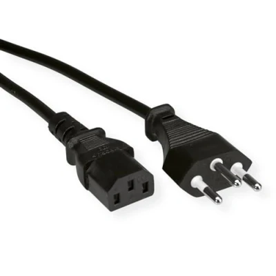 Imagen de Value Power Cable, Straight Iec, Black, 1.8m, Ch 1,8m Cables De Transmisión