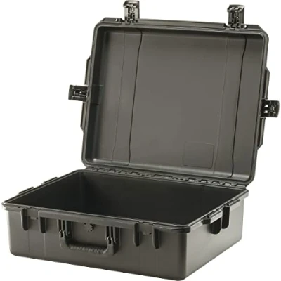 Imagen de PELI Storm IM2700 Caja de Transporte rígida Resistente a los Impactos para Equipos Profesionales, al Agua y Polvo, 49L Capacidad, Fabricada en EE.UU., sin Espuma, Color Negro