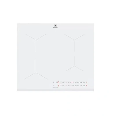 Imagen de Electrolux Serie 300 Placa de cocción inducción con 4 fuegos empotrados, LIL61443BW, 60 cm, función Power, Direct Access, 590 x 520 mm, blanco