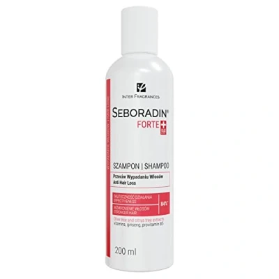 Imagen de Seboradin Caída del Cabello y Adelgazamiento Champú para Hombres Mujeres con Vitaminas Extractos Naturales el Espesamiento Crecimiento Tecnología Natura Suiza, 200 ML