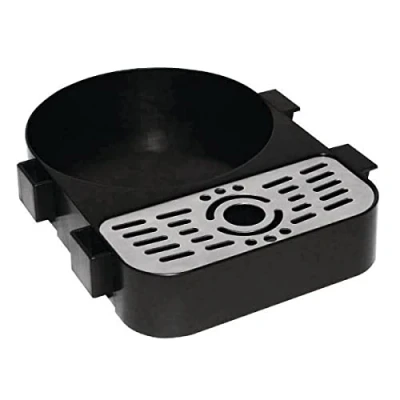 Imagen de Bandeja de acero inoxidable para recoger el goteo cafeteras u ollas vapor, Olympia