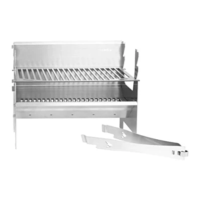Imagen de FENNEK 2.0 Barbacoa desmontable de carbón Diseño compacto acero inoxidable Ideal para acampar, autocaravanas, el jardín y aire libre