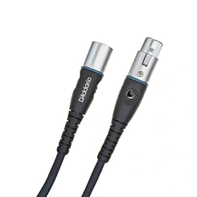 Imagen de Planet Waves PW m 10 Cable para micrófono, balanceado, 3 (10 pies), color negro