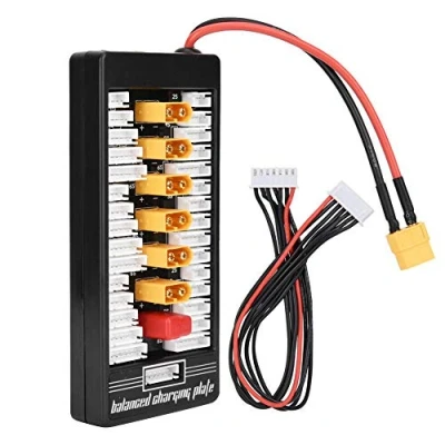 Imagen de Tablero de carga paralelo múltiple, XT60 Plug 2S 6S batería lipo para cargador RC B6AC A6 720i
