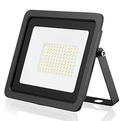 Imagen de Luz de inundación llevada 220V 240V Proyector al aire libre 10W 20W 30W 50W 100W Lámpara pared Reflector IP65 Impermeable Iluminación jardín