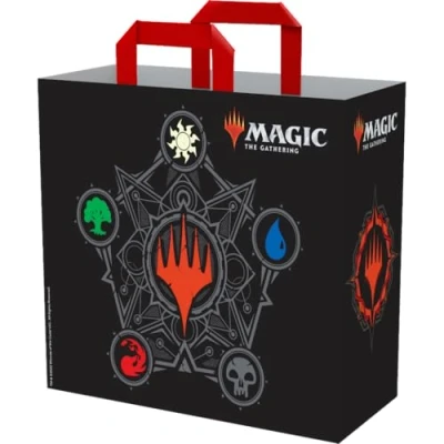 Imagen de Konix Magic The Gathering Bolso tote 40 x 45 20 cm Material reciclado Diseño 5 colores Negro