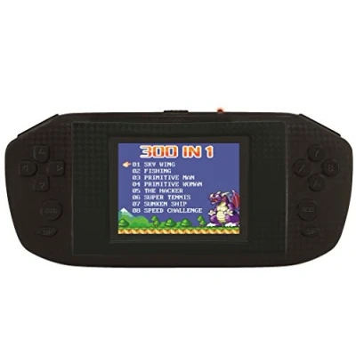 Imagen de LEXIBOOK Consola Arcade Center de Video Portátil, Color Negro, 2.8&quot; (JL3000)