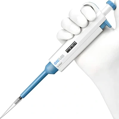 Imagen de ONiLAB Lab Micropipeta, pipetas de un solo canal volumen ajustable, 5 50ul