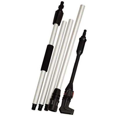 Imagen de Einhell Accesorio de extensión Metal Original para hidrolimpiadora (2 m Longitud, Incluye Boquilla Angular, Apto limpiadores Alta presión TC HP90, HP130, TE HP140 y HP170)