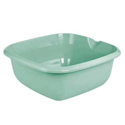 Imagen de keeeper Barreño universal con pico de vertido, Cuadrado, 13 L, 38 x cm, Björk, Verde Nordic