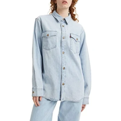 Imagen de Levi&#039;s Relaxed Fit Western Camisa Hombre, Icy, XL