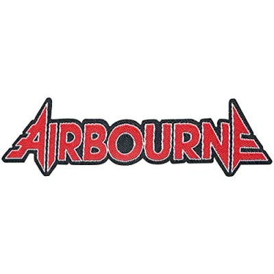 Imagen de Airbourne Logo Cut Out Unisex Parche rojo/negro, 100% poliéster,
