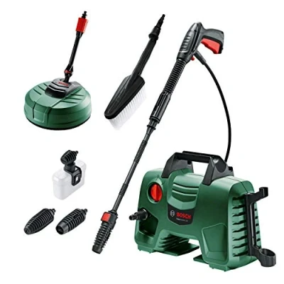 Imagen de Bosch Hidrolimpiadora de gran presión EasyAquatak 120 1500 W, kit para hogar y coche incluido, caudal máx.: 350 l/h, en caja Amazon Edición
