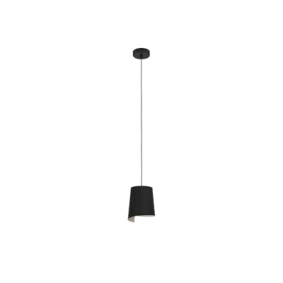 Imagen de Eglo lámpara de suspensión Bolivia, candil para comedor 1 luz, iluminador metal en color negro y arena, luz con casquillo E27