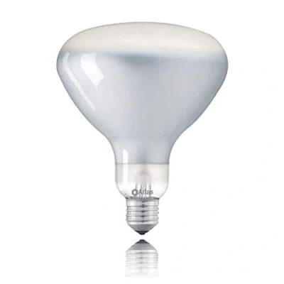Imagen de Atlas Bombilla LED E27 2700 K R125 floss lámpara paréntesis de regulable esmerilado satinado, luz cálida 11 W bajo consumo