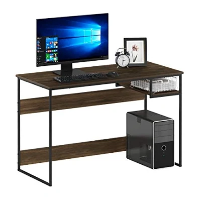 Imagen de Furinno Escritorio De Computadora, Columbia Nogal/Negro, Talla única