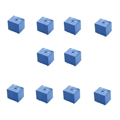 Imagen de HeyNana 10 Unidades Relé SRD 12VDC SL C Miniatura SPDT Para Soldar PCB