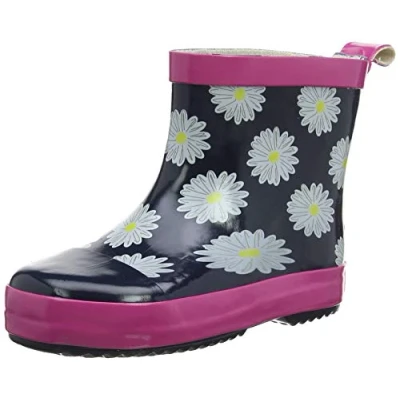 Imagen de Playshoes Botas De Goma Medio Eje, lluvia Unisex niños, Margaritas, 20 EU